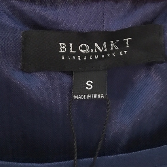 Nasty Gal Blaque Market Blue Sequin Cocktail Dress - Picture 6 of 8